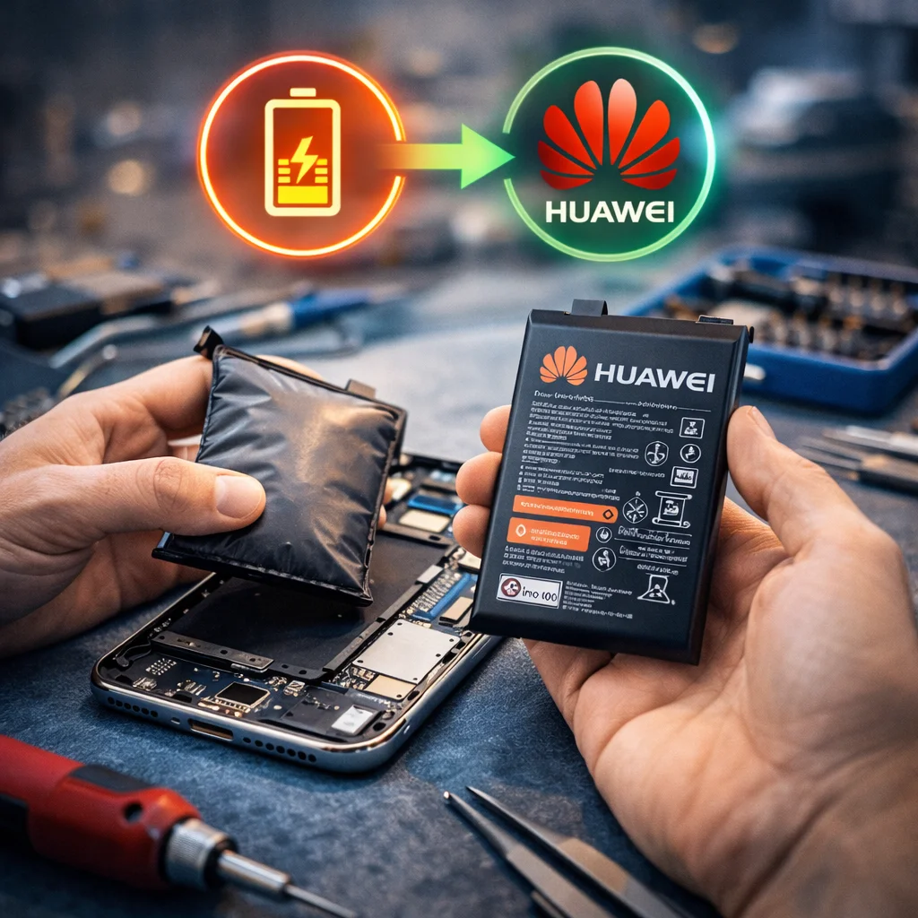 huawei telefon akku csere